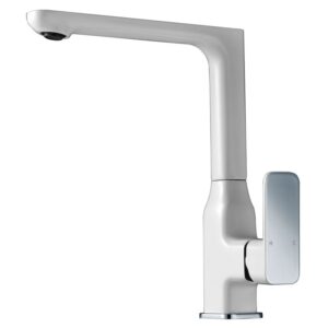 Ikon Seto Kitchen Mixer White and Chrome