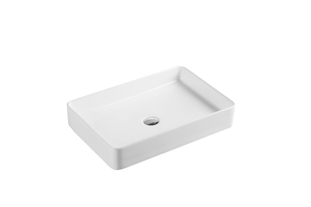 600 x 405 x 110mm Square Counter Top Basin - QTRO 60