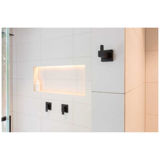 MEIR Square Robe Hook - Matte Black - BSD