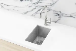 Meir Kitchen Mini Sink Single Bowl 272mm x 382mm – Brushed Nickel