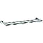 Nero DOLCE DOUBLE TOWEL RAIL 900MM Chrome