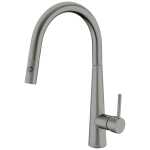 Nero Dolce Pull Out Sink Mixer with Vegie Spray Gun Metal Grey