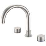 Nero Kara Hob Bath Set Brushed Nickel