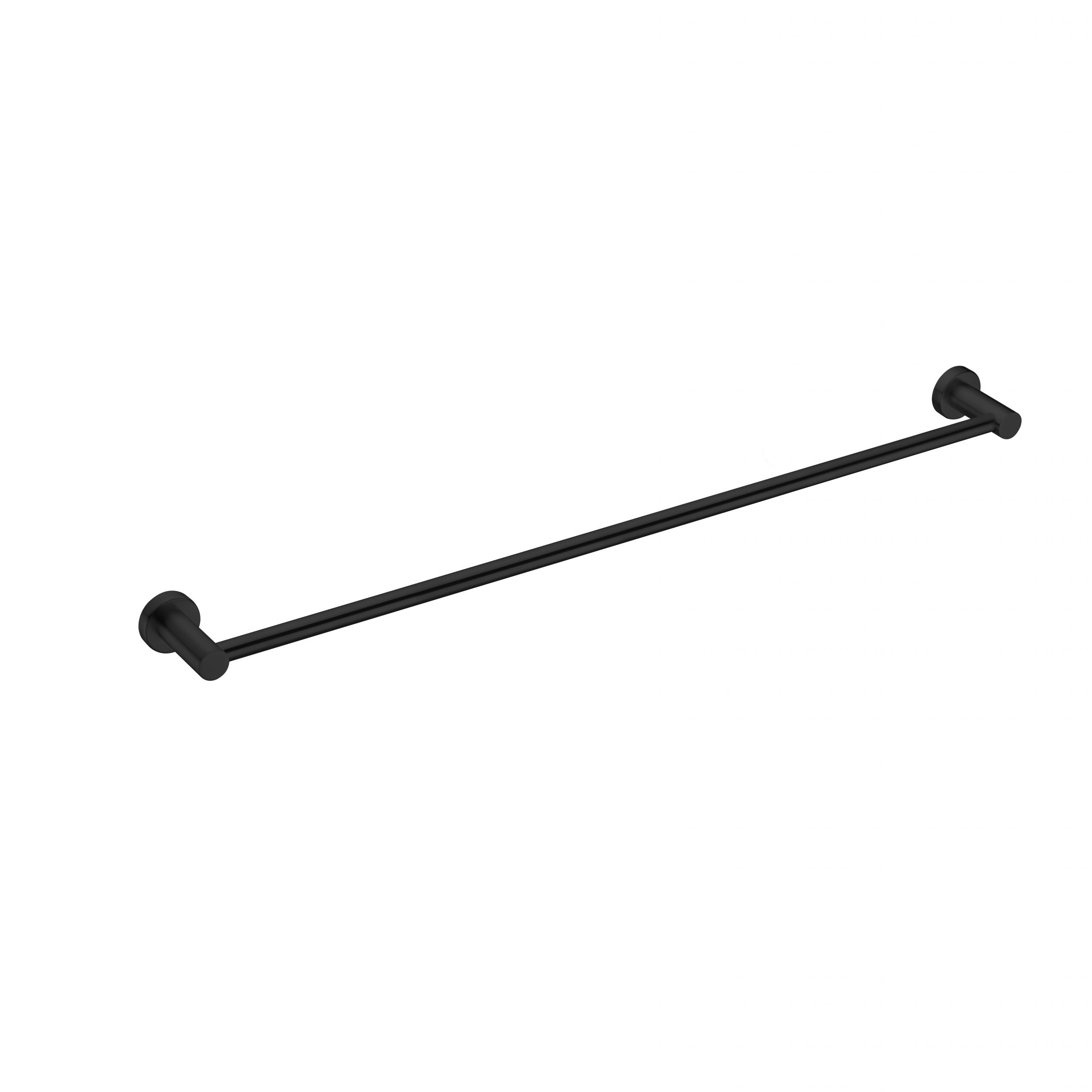 Nero Mecca Single Towel Rail 800mm Black