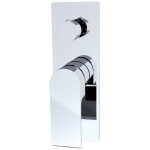 Nero Bianca Shower Mixer Diverter Chrome