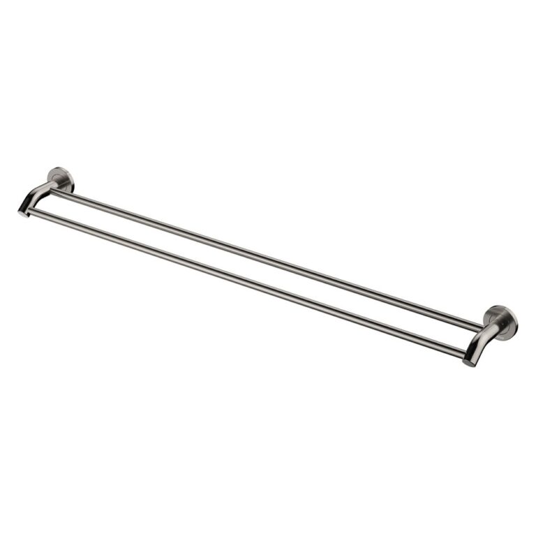 Fienza KAYA 900mm Double Towel Rail Brushed Nickel - BSD