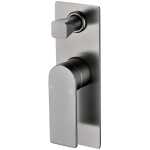 Ruki Wall Mixer with Diverter Gun Metal Grey