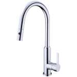 Nero Pearl Pull Out Sink Mixer with Vegie Spray Chrome