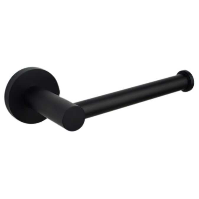 Ovia Chloe Matte Black Toilet Roll Paper Holder - Bathroom Sales Direct ...