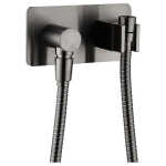 Fienza Universal Hand Shower Bracket & Hose, Gun Metal