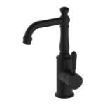 York Basin Mixer With Metal Lever Matte Black