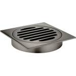 Meir Square Floor Grate Shower Drain 100mm Outlet - Shadow