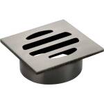 Meir Square Floor Grate Shower Drain 50mm Outlet - Shadow