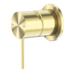 Nero Mecca Shower Mixer with 60mm Plate Brushed Gold