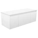 Fienza Alina Groove Satin White 1200 Wall-Hung Cabinet