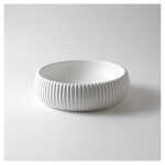 Ovia Alexa Fluted Groove 420mm Matte White Basin