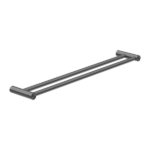 Nero New Mecca Double Towel Rail 600mm Gunmetal