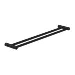 Nero New Mecca Double Towel Rail 600mm Matte Black