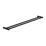 Nero New Mecca Double Towel Rail 800mm Matte Black