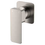 Fienza Tono Wall Mixer Small Square Plate Brushed Nickel