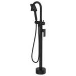 Fienza Tono Floor Mounted Bath Mixer With Hand Shower Matte Black