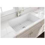 Ovia 760x459x254mm Undermount Fine Fireclay Butler Sink Single Bowl Farmhouse Kitchen Sink