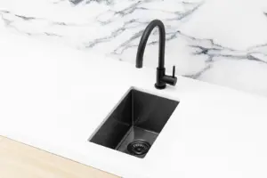 Meir Kitchen Mini Sink Single Bowl 272mm x 382mm – Gunmetal Black