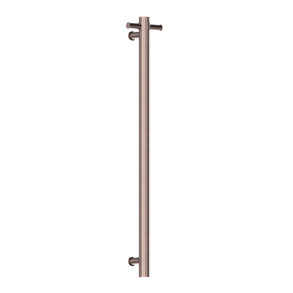 Nero Heated Vertical Towel Rail Brushed Bronze - BSD