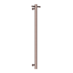 Nero Heated Vertical Towel Rail Brushed Bronze