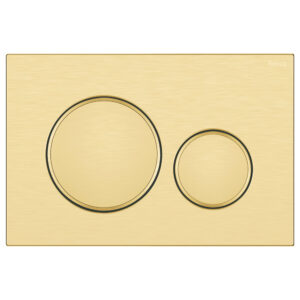 Geberit Compatible Round Flush Buttons for Sigma Urban Brass Brushed Gold