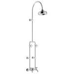 Fienza Lillian Exposed Rail Shower & Bath Set, Chrome