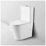 Berlin Tornado Rimless Quiet Flush Back To Wall Toilet Suite Gloss White