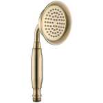 Modern National Montpellier Traditional Federation Hand Shower Piece Brushed Bronze Gold