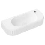 Fienza Minka Solid Surface Wall Basin, 1 Tap Hole