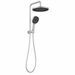 Linkware The Gabe Twin Shower Brushed Nickel