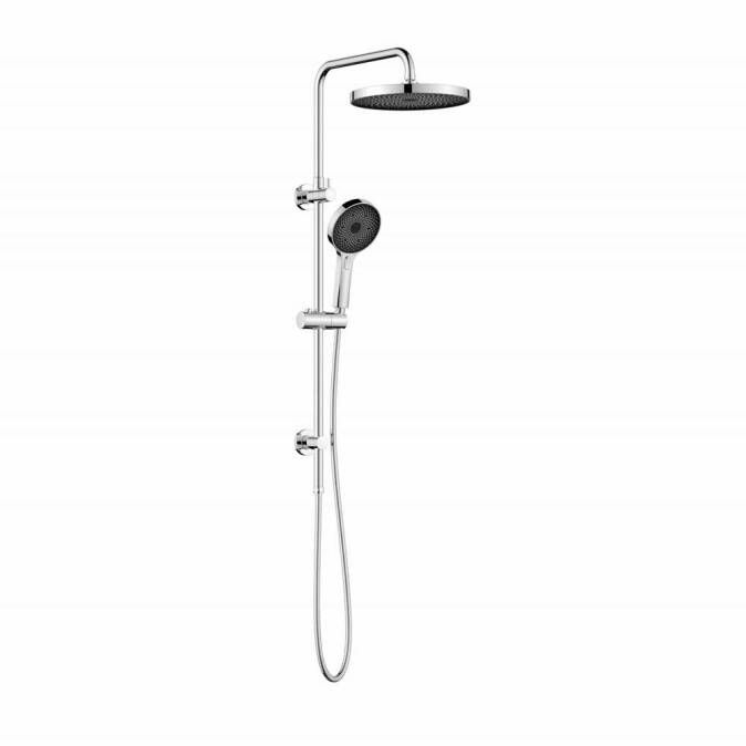 Linkware-The-Gabe-Twin-Shower-With-Rail-Chrome