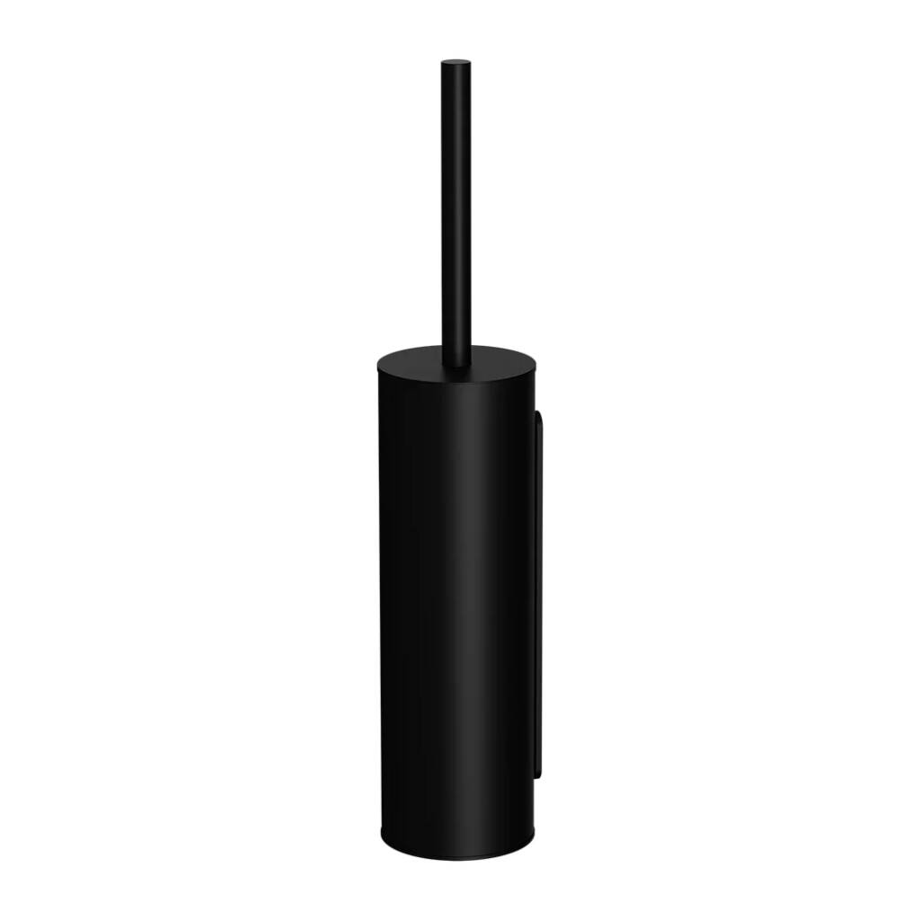 Meir Round Toilet Brush & Holder - Matte Black - BSD