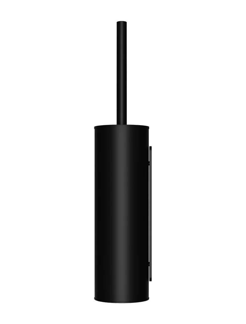 Meir Round Toilet Brush & Holder - Matte Black - BSD