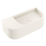 Fienza Blanca Concrete Wall Basin, Warm White