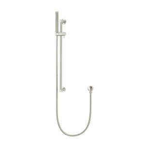 Meir Round Shower on Rail – PVD Brushed Nickel