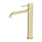 Nero Zen SS316L Tall Basin Mixer Brushed Gold