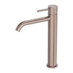 Nero Zen SS316L Tall Basin Mixer Brushed Bronze