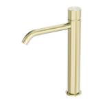 Nero Zen SS316L Tall Basin Mixer Handless Brushed Gold