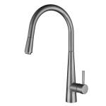 Modern National Kasper Pull Out Kitchen Mixer Brushed Nickel