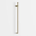 Modern National Medoc Federation Classic Vertical Heated Towel Rail Brushed Gold