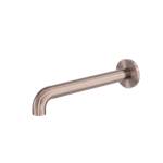 Nero Zen SS316L 185mm Round Basin/Bath Spout Only Brushed Bronze