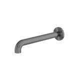 Nero Zen SS316L 230mm Round Basin/Bath Spout Only Graphite