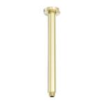 Nero Zen SS316L 300mm Round Ceiling Arm Brushed Gold