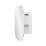 Fienza Pill Oval LED Mirror Cabinet