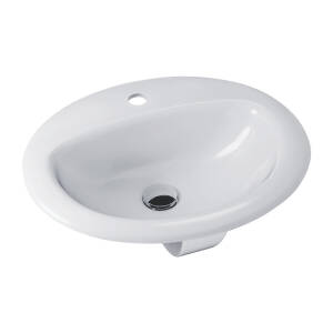 Stella Fully-Inset Basin, 1 Tap Hole